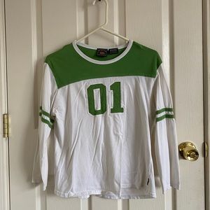 Vintage Route 66 Cotton Green Long Sleeve